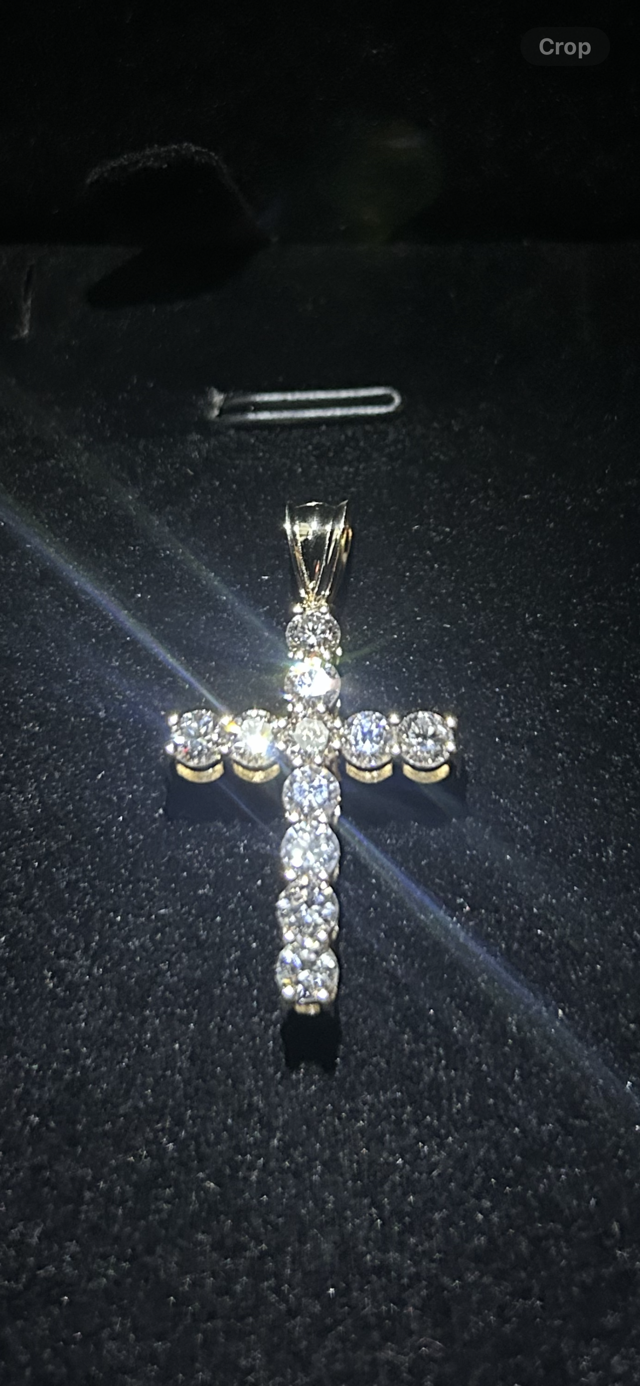 1.1 Carat Cross Pendant