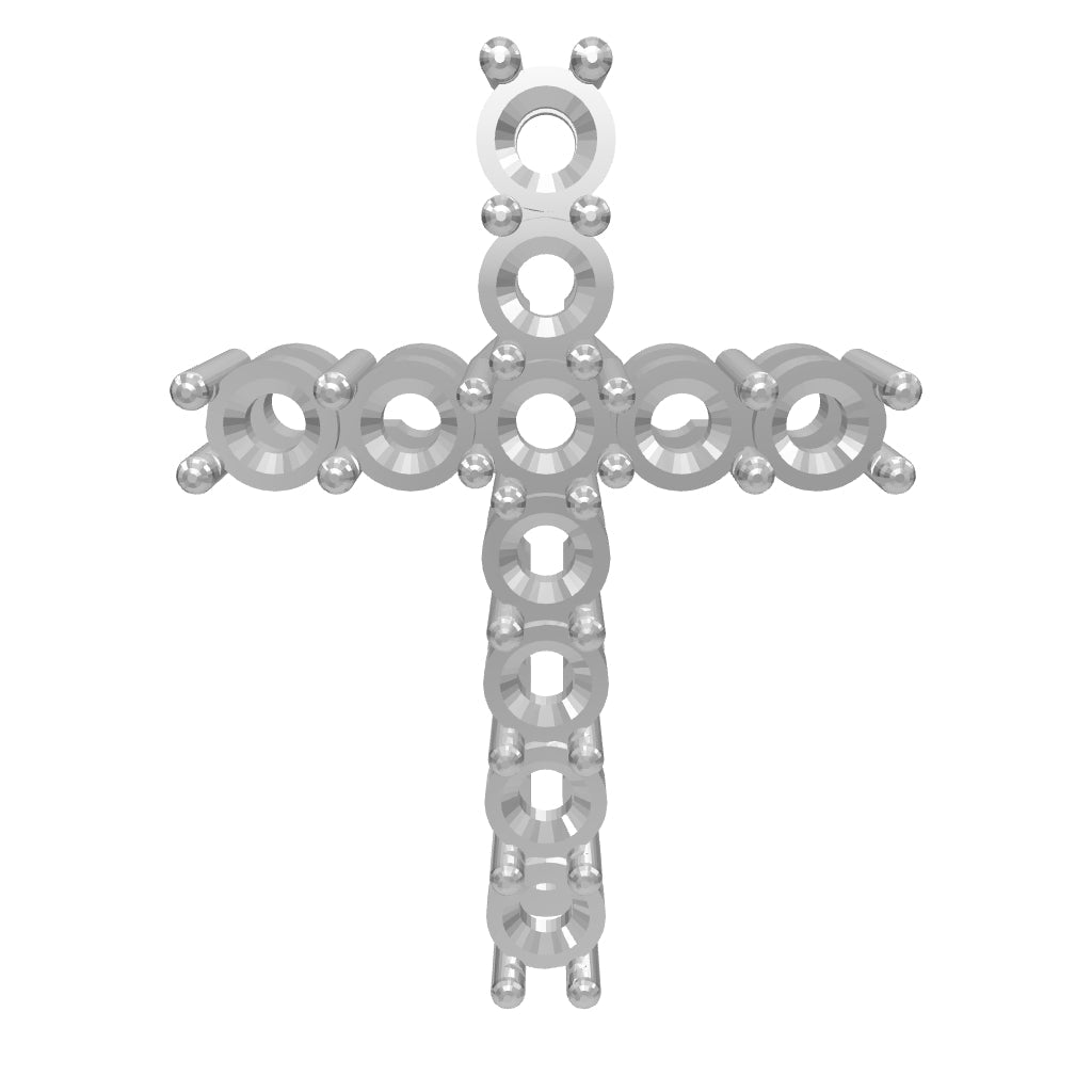 1.1 Carat Cross Pendant