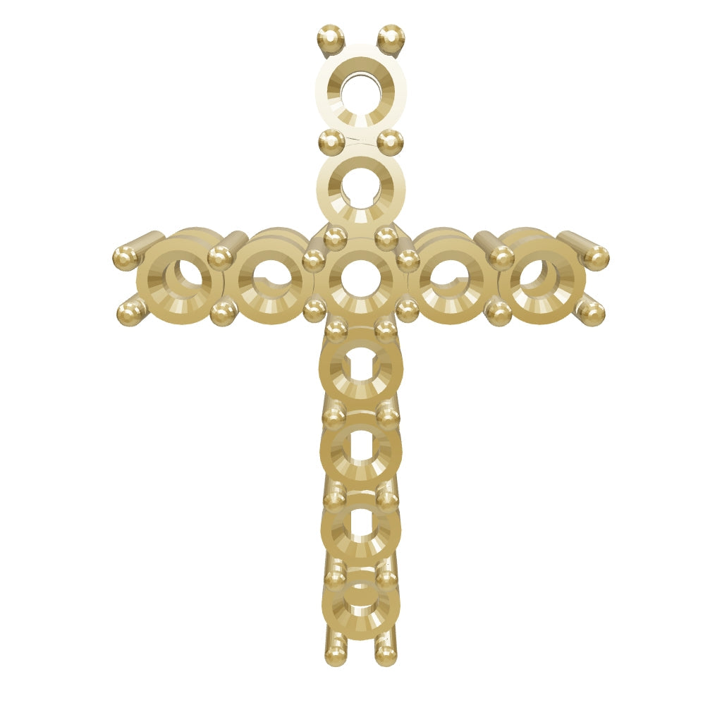 1.1 Carat Cross Pendant