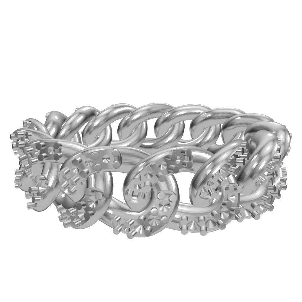 Men’s Diamond Cuban Ring