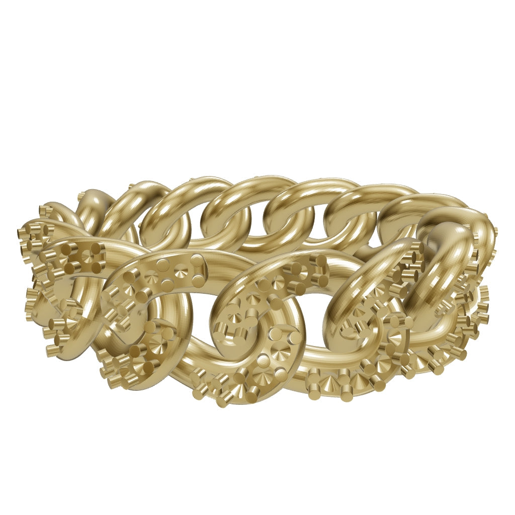 Men’s Diamond Cuban Ring