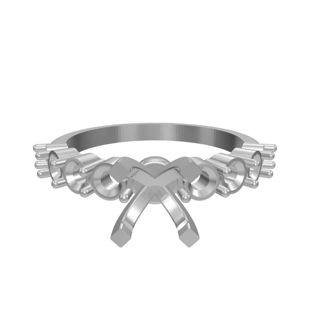 Quad-Stone Engagement Ring