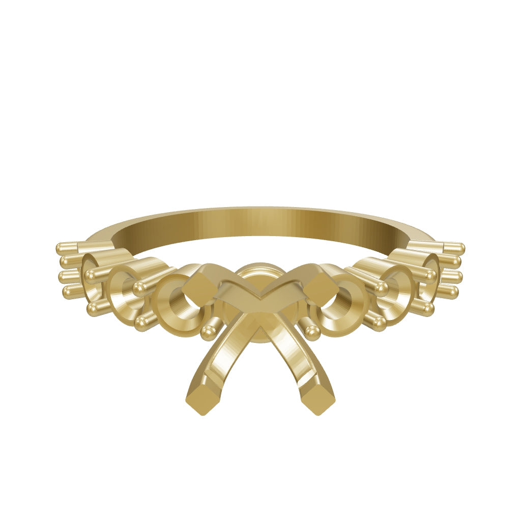 Quad-Stone Engagement Ring