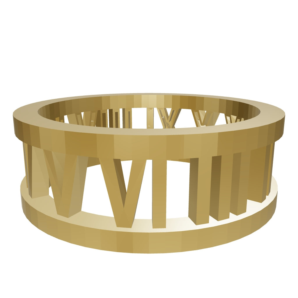 Roman Numeral Ring